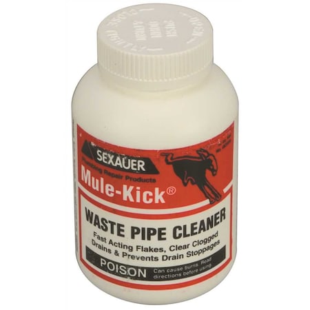 National Brand MULE KICK WASTE PIPE CLEANER, 12 OZ, 24PK 25-2212N